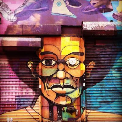 Grafiti en Harlem visto en un tour privado a pie