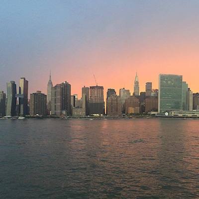 Skyline from Gantry State Park Queens