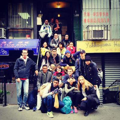 Student Group on an Immigrant Life tour in Chinatown