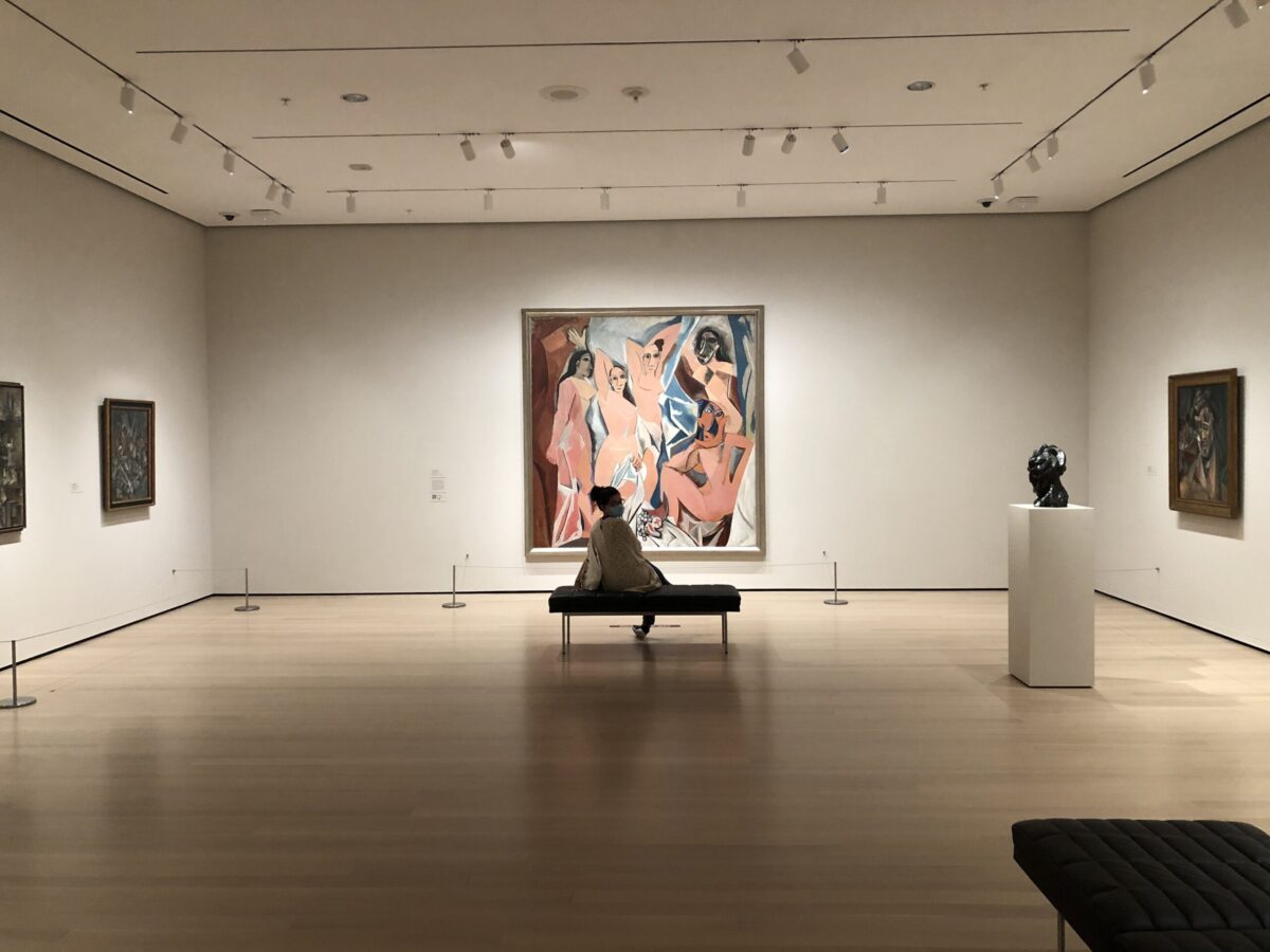 Empty MoMa with Les Demoiselles d'Avignon
